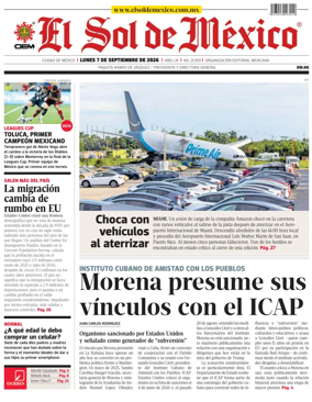 Cover of El Sol de Mexico