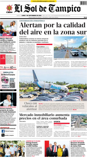 Cover of El Sol de Tampico