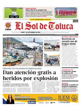 Cover of El Sol de Toluca