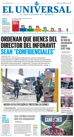 Cover of El Universal