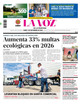 Cover of La Voz de la Frontera