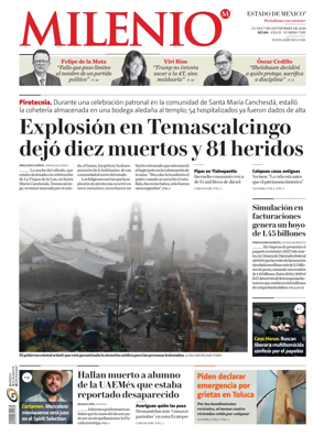Cover of Milenio Edo de Mexico