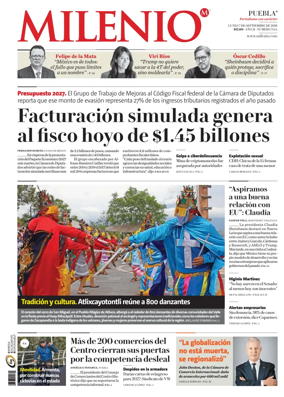 Cover of Milenio Puebla