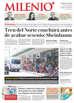 Cover of Milenio Tamaulipas