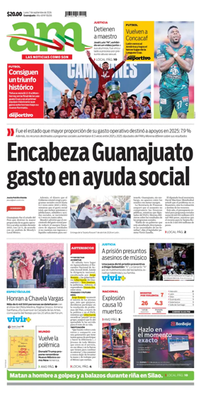 Cover of Periodico AM (Leon)