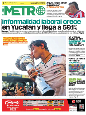 Cover of Publimetro Merida