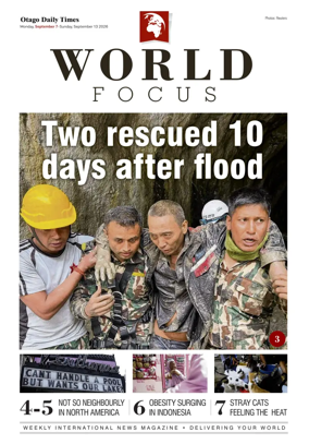 Cover of Otago Daily Times-World Focus