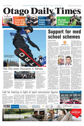 Cover of Otago Daily Times