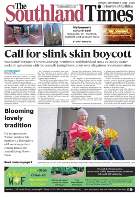 Cover of The Southland Times
