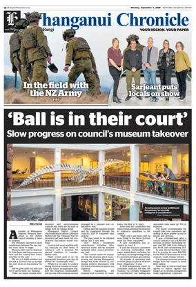 Cover of Whanganui Chronicle
