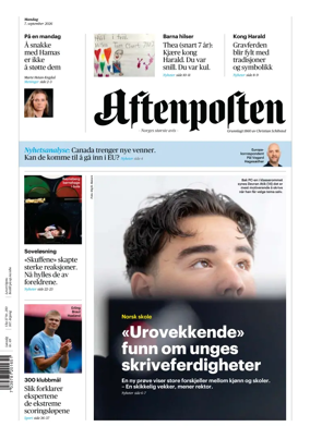 Cover of Aftenposten