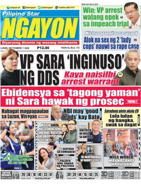Cover of Pilipino Star Ngayon