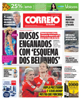 Cover of Correio da Manha
