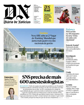 Cover of Diario de Noticias