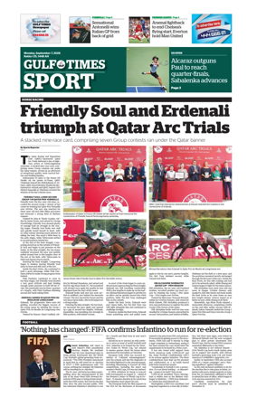 Cover of Gulf Times Sport