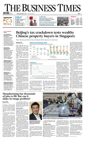Cover of The Business Times