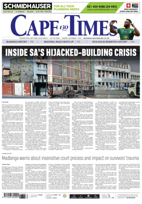 Cover of Cape Times