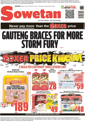 Cover of Sowetan