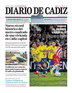 Cover of Diario de Cadiz