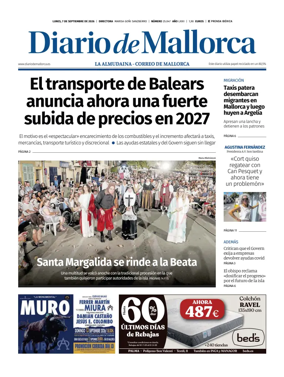 Cover of Diario de Mallorca