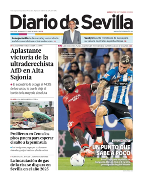 Cover of Diario de Sevilla