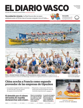 Cover of Diario Vasco (Tolosa-Goierri)