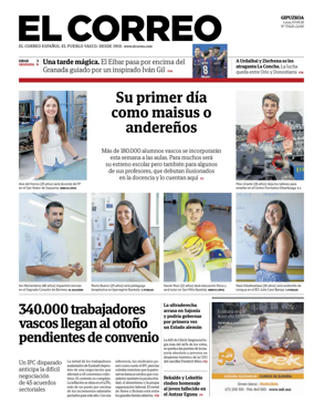 Cover of El Correo (Gipuzkoa)