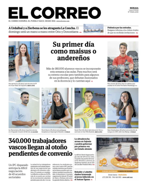 Cover of El Correo (Vizcaya)
