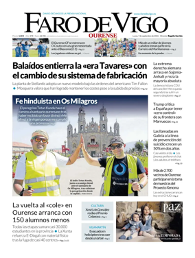 Cover of Faro de Vigo (Ourense)