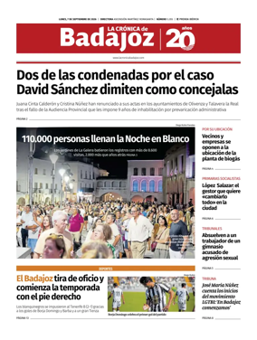 Cover of La Cronica de Badajoz BE