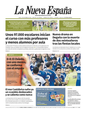 Cover of La Nueva Espana (Occidente)