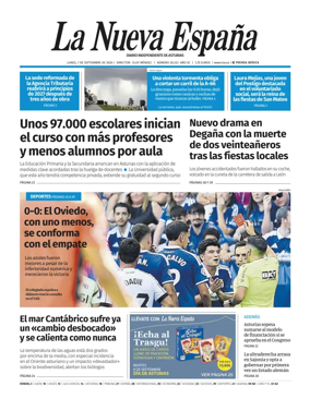 Cover of La Nueva Espana (Oviedo)