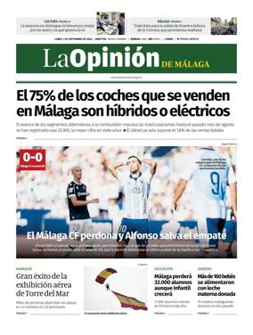 Cover of La Opinion de Malaga