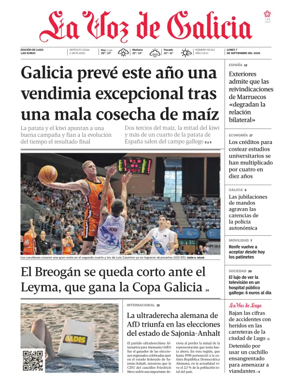 Cover of La Voz de Galicia (Lugo)