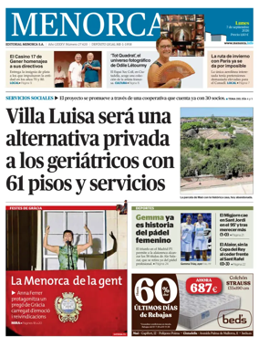 Cover of Menorca Diario Insular