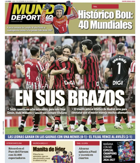 Cover of Mundo Deportivo (Bizkaia-Araba)