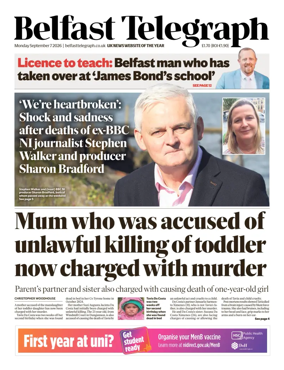 Cover of Belfast Telegraph