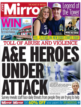 Cover of Daily Mirror