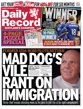 Cover of Daily Record