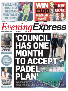 Cover of Evening Express