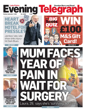 Cover of Evening Telegraph (First Edition)