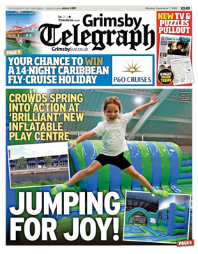 Cover of Grimsby Telegraph