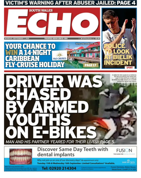Cover of South Wales Echo