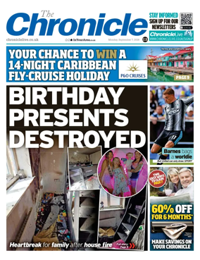 Cover of The Chronicle (South Tyneside and Durham)
