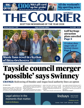 Cover of The Courier & Advertiser (Angus and Dundee)