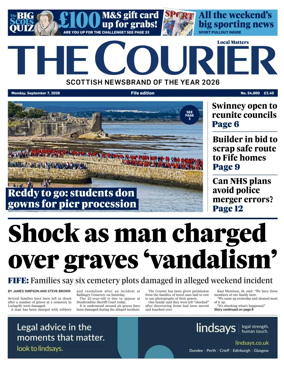 Cover of The Courier & Advertiser (Fife Edition)