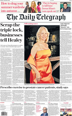 Cover of The Daily Telegraph
