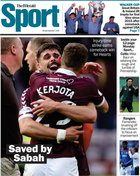 Cover of Herald Sport