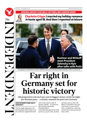 Cover of The Independent