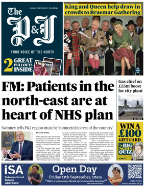 Cover of The Press and Journal (Aberdeen and Aberdeenshire)